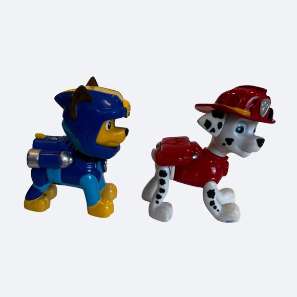 Paw Patrol Action Figures Set 6 Rocky Zuma Chase Marshall Robo-Dog Small - Picture 4 of 8